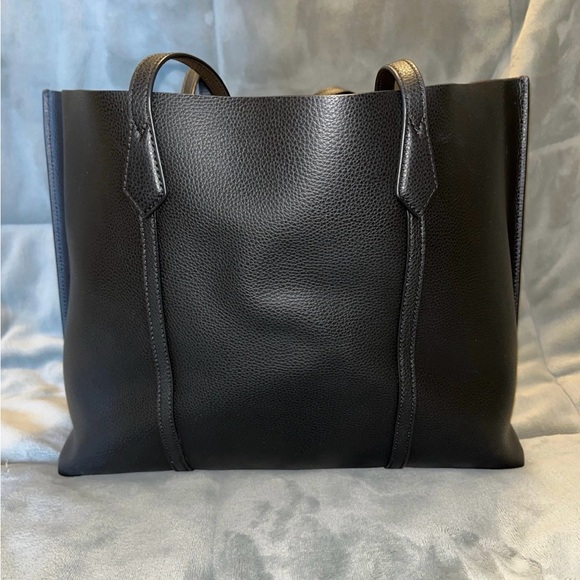 Tory Burch Black Leather Tote Bag - Picture 2 of 7